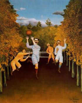 亨利 盧梭 The Football Players 亨利 盧梭 The Football Players